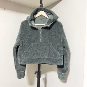 lululemon athletica Green Sherpa Hoodie